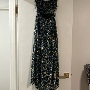 Black Floral Astr dress